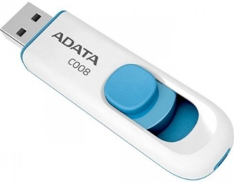 Флеш-накопитель Adata AC008 16GB, белый фото
