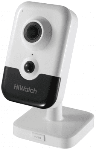 Видеокамера IP Hikvision HiWatch DS-I214(B) 2.8-2.8мм цветная корп.:белый фото