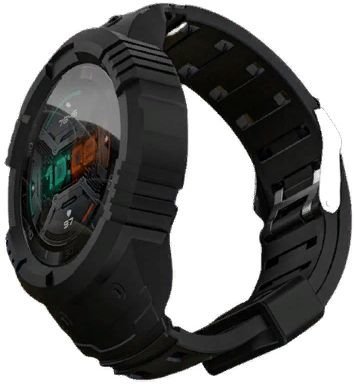 Мягкий защитный ремешок Bakeey для смарт-часов Huawei Watch GT 2e (46 мм), HONOR MagicWatch 2 (46 мм), черный фото