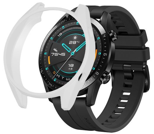 Силиконовая накладка Bakeey для часов Huawei Watch GT 46mm/Huawei Watch GT 2 46mm, белый фото