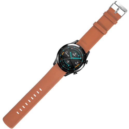 Кожаный ремешок для часов Bakeey для Huawei Watch GT2/Amazfit 2/2s, коричневый, 22 мм фото