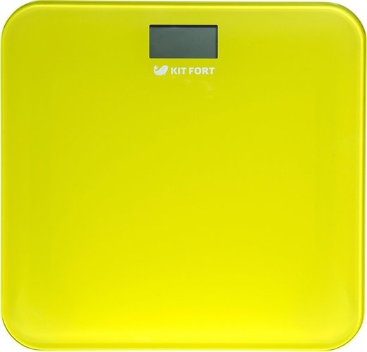 Весы напольные Kitfort KT-804-4 желтый фото