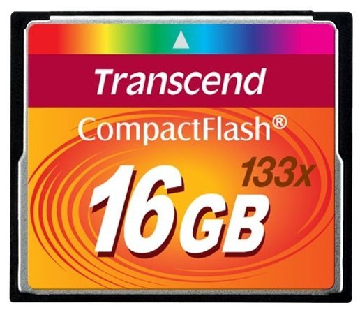 Карта памяти Transcend CompactFlash Standard (50/20MB/s) 16GB фото