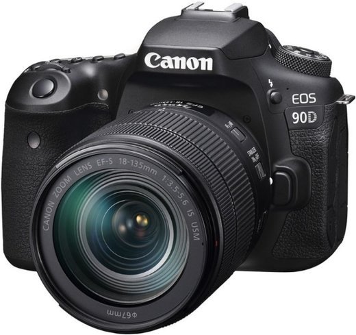 Зеркальный фотоаппарат Canon EOS 90D Kit 18-135 IS USM фото
