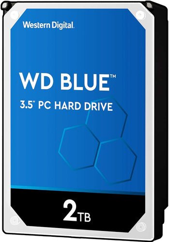 Жесткий диск HDD 3.5" WD Blue 2Tb (WD20EZAZ) фото