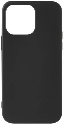 Чехол-накладка для Apple iPhone 14 Pro Max, черный, с микрофиброй, Redline фото