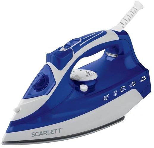 Утюг Scarlett SC-SI30K22 2200Вт белый/синий фото