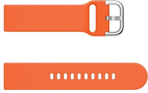 Силиконовый ремешок для умных часов Bakeey 20 мм, оранжевый фото