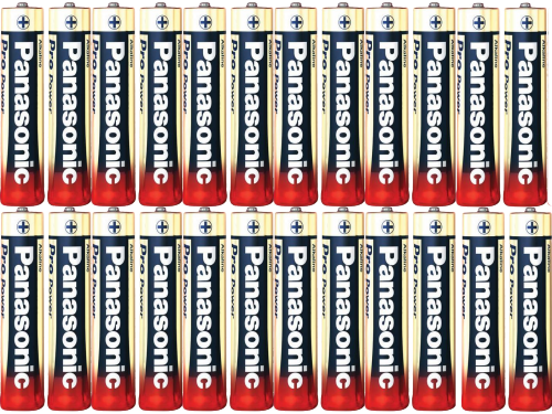 Батарейки Panasonic LR6XEG/24PD AA щелочные Pro Power multi pack в блистере 24шт фото