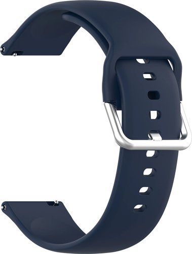 Мягкий силиконовый ремешок Bakeey для умных часов Samsung Galaxy Watch 3/ Haylou Solar LS0/ Amazfit GTR 22 мм, S, синий фото