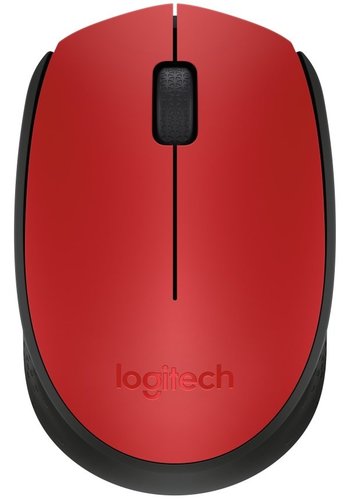 Беспроводная мышь Logitech M171, красный фото
