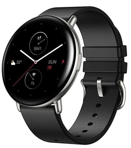 Умные часы Xiaomi Amazfit Zepp E Circle, черный/серый корпус фото