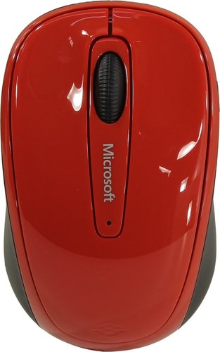 Беспроводная мышь Microsoft Mobile Mouse 3500, красный фото