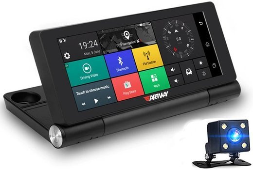 Видеорегистратор-автопланшет Artway MD-920 Android 12 в1, 2 камеры, GPS фото