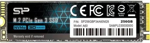 Жесткий диск SSD M.2 Silicon Power A60 256Gb (SP256GBP34A60M28) фото