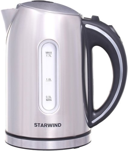 Чайник Starwind SKS4210 1.7л. 2200Вт серебристый матовый (нержавеющая сталь) фото