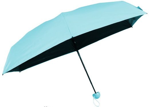 Зонт компактный в чехле RoadLike голубой фото