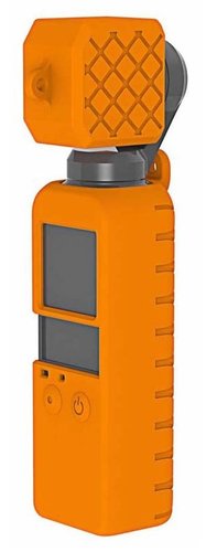 Чехол Puluz силиконовый для DJI Osmo Pocket, оранжевый фото