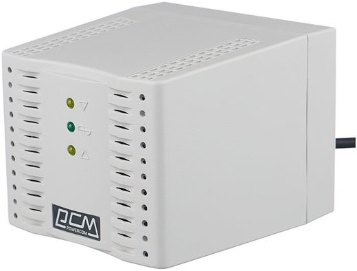 Стабилизатор напряжения Powercom TCA-1200 600Вт 1200ВА, белый фото