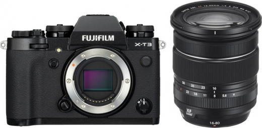 Фотоаппарат Fujifilm X-T3 Kit XF 16-80mm f/4 черный фото