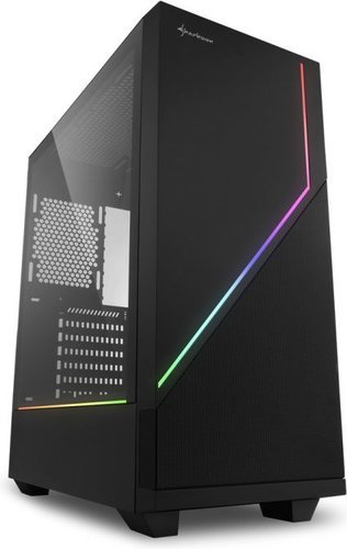Компьютерный корпус Sharkoon RGB Flow, черный фото