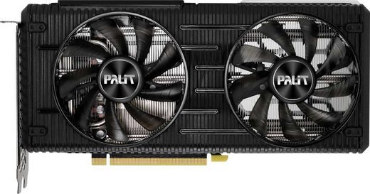 Видеокарта Palit GeForce RTX 3060Ti Dual OC 8Gb LHR (NE6306TS19P2-190AD) фото