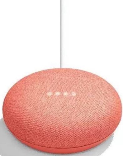 Умная колонка Google Home Mini, красный фото