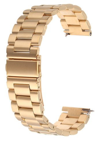 Ремешок Bakeey для часов Fitbit Versa, нержавеющая сталь, золото, 28 мм фото