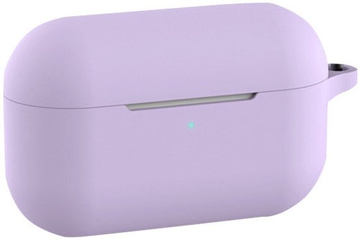 Силиконовый чехол для Airpods Pro, Airpods 3, фиолетовый фото