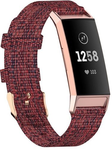 Сменный ремешок Bakeey для смарт-часов Fitbit Charge 3/4, красный фото
