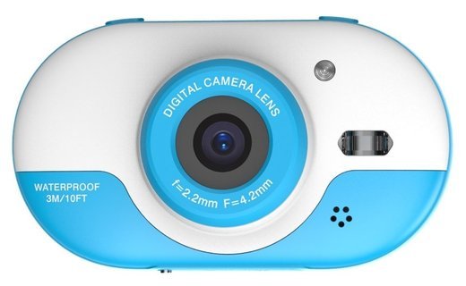Цифровая камера 8- мегапиксельная детская , голубой фото