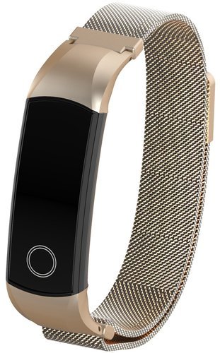 Ремешок для браслетов Bakeey для Huawei Honor Band 4/5, нержавеющая сталь, золото фото