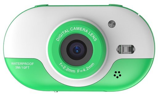 Цифровая камера 8- мегапиксельная детская , зеленый фото