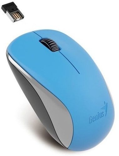 Беспроводная мышь Genius NX-7000, голубой фото
