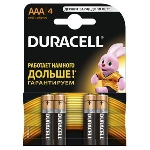 Батарейка Duracell LR03-4BL Basic (4 шт.) фото