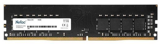 Память оперативная DDR4 16GB NeTac Basic 2666MHz CL19 (NTBSD4P26SP-16) фото