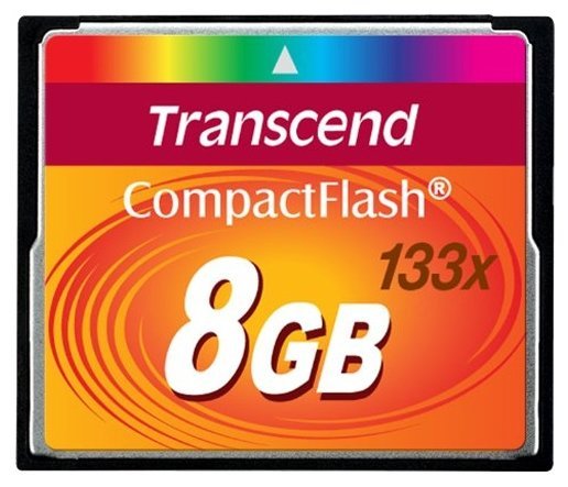 Карта памяти Transcend CompactFlash Standard (50/20MB/s) 8GB фото