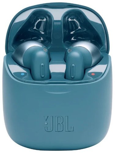 Наушники JBL T220TWS, синий фото