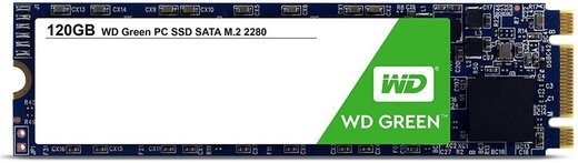Жесткий диск SSD M.2 WD Green 120Gb (WDS120G2G0B) фото