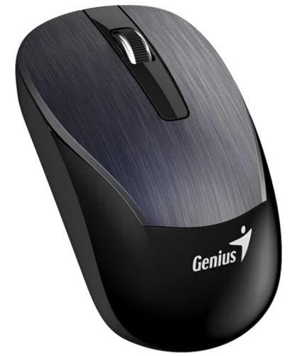 Беспроводная мышь Genius ECO-8015, металлический серый фото