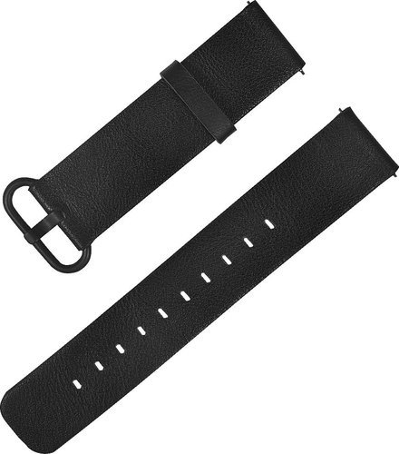 Ремешок Bakeey из натуральной кожи для часов Xiaomi Amazfit Bip Youth 20 мм, черный фото