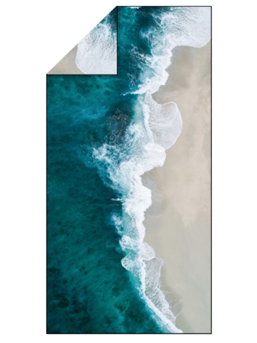Полотенце пляжное RoadLike Ocean 80*160 см голубой фото