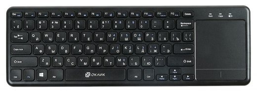 Беспроводная клавиатура Оклик 830ST, черный фото