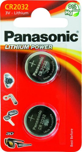 Батарейки Panasonic CR-2032EL/2B дисковые литиевые Lithium Power в блистере 2шт фото