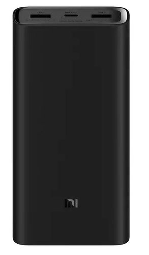 Внешний аккумулятор Xiaomi Mi Power Bank 3 Super Flash Charge 20000 mah 50W (PB2050ZM ), черный фото