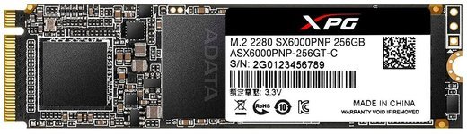 Жесткий диск SSD M.2 A-Data XPG SX6000 Pro 256Gb (ASX6000PNP-256GT) фото
