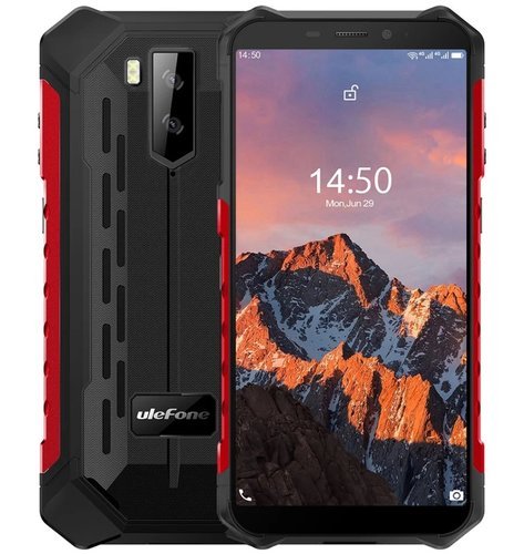 Смартфон Ulefone Armor X5 Pro 4/64Gb Черно-красный фото