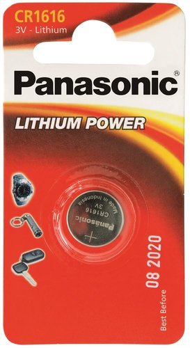 Батарейки Panasonic CR-1616EL/1B дисковые литиевые Lithium Power в блистере 1шт фото