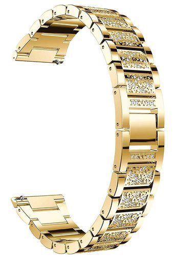Ремешок Bakeey для часов Huawei Watch GT, нержавеющая сталь, золото, 22 мм фото