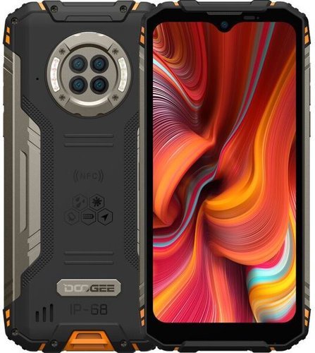 Смартфон Doogee S96 Pro Черно-оранжевый фото